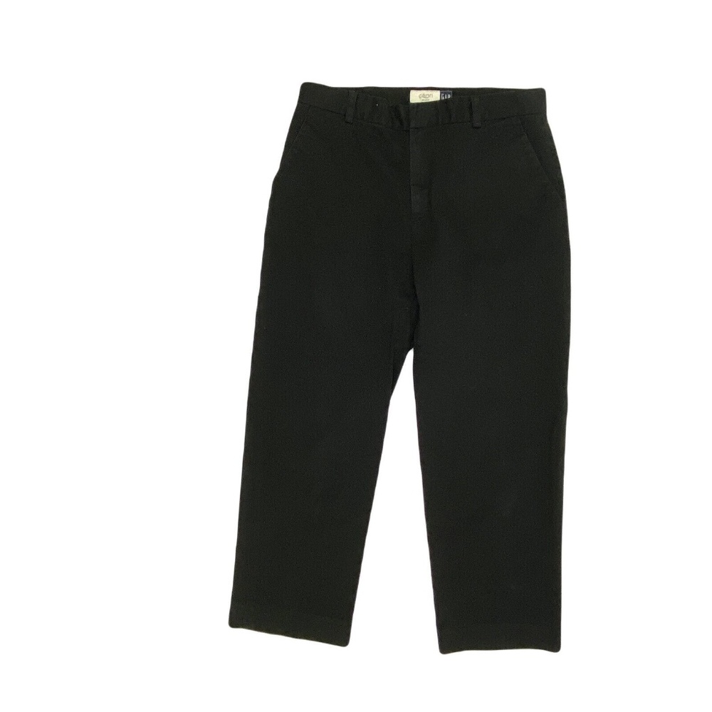 Gap Capri  Stretch Women's size 4 Dark Black Chino Pants